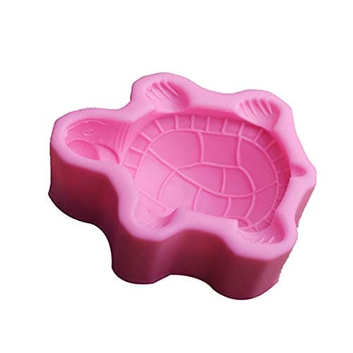 Egurs Moule en silicone en forme de tortue 3D pour fondant, muffin, chocolat, bonbons, savon, décoration