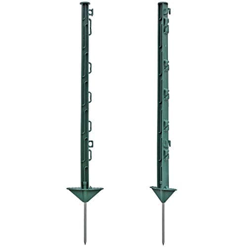 VOSS.farming 20 piquets en Plastique, 74 cm, Vert Stable Solide Robuste clôture électrique