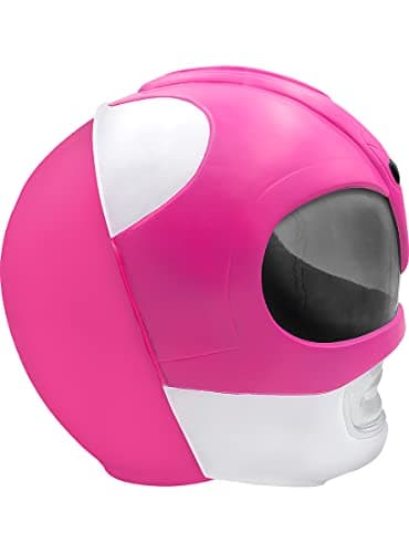 Funidelia | Casque Power Ranger Rose adulte pour femme Super héros, Dessins Animés - Accesoires pour Adultes, accessoire pour déguisement - Rose