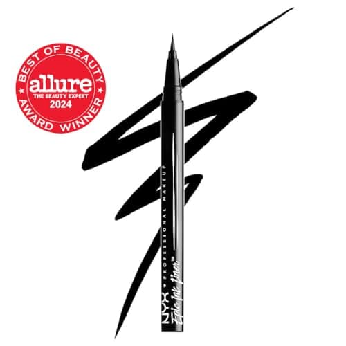 NYX Professional Makeup Eyeliner Feutre Epic Ink Liner, Waterproof, Formule Vegan, Teinte : Black (01)