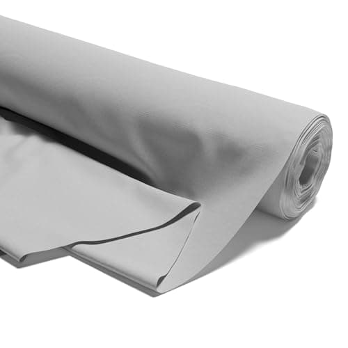 Tissu en coton au mètre 1M x 160cm - Tissus à coudre au mètre Tissu de décoration léger pour enfants Tissu à la mode 1. Gris