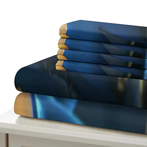Sonic The Hedgehog 3D Print Housse de Couette Ensembles de Literie Housses de Couette avec Fermeture Éclair 3 pièces Doux Entretien Facile pour Jeunes et Enfants Adultes Célibataire (135x200cm)