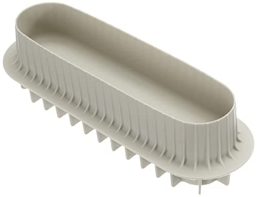 Silikomart 20.404.13.0065 Moule en Silicone Insert BUCHE, Gris Clair, 220X50 H 40 MM