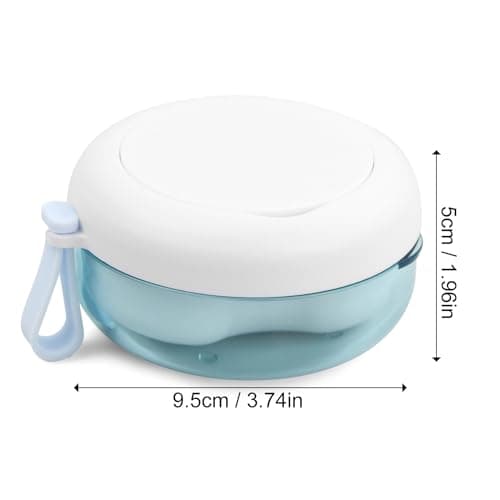 Étui pour Prothèses Dentaires, Boîte de Bain pour Prothèses Dentaires, Boîte à Prothèses Portable avec Panier, Boîte de Retenue Orthodontique avec Miroir (Blanc)