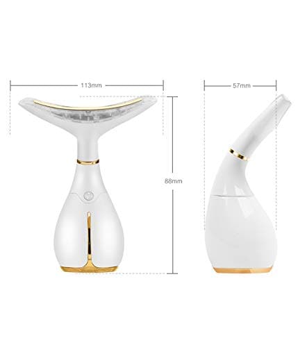 Ms.W Appareil Anti Rides Visage, Appareils Lifting Massage Visage, Anti-âge Soin de Peau Beauté Appareil, Masseur Tonification Levage Pour Le Visage, Réduction des Pores, Rechargeable