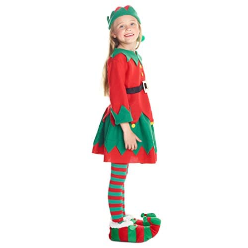 Morph Costume Lutin Enfant, Déguisement Noël, Tenue Lutin Fille, Costume Festif Enfant, L