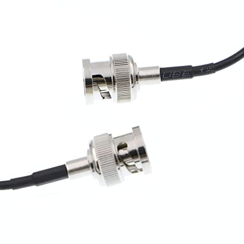 Alvin's Cables Blackmagic RG179 Coax BNC mâle à mâle HD SDI Câble pour BMCC caméra vidéo Flexible 50CM