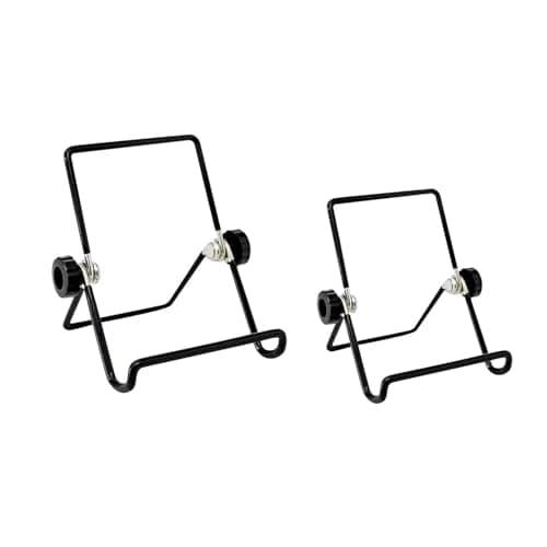 Décorative Photo Cadre Support Présentoirs Noir Photo Chevalet Tablette Pliable Réglable Chevalet Fer Supports de Présentation Présentoir de Support de Plaque de fer en Métal Noir pour Photo,Vaisselle