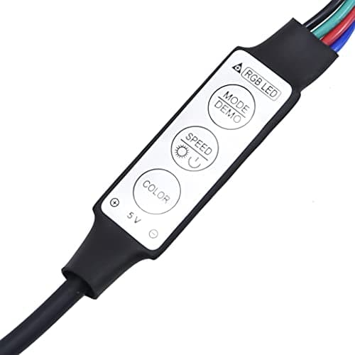 IKAYAA Tête de lit à LED Tête de lit avec Rangement Tete de lit 200 cm Têtes de lit pour adulte-Noir-200 x 103.5 cm