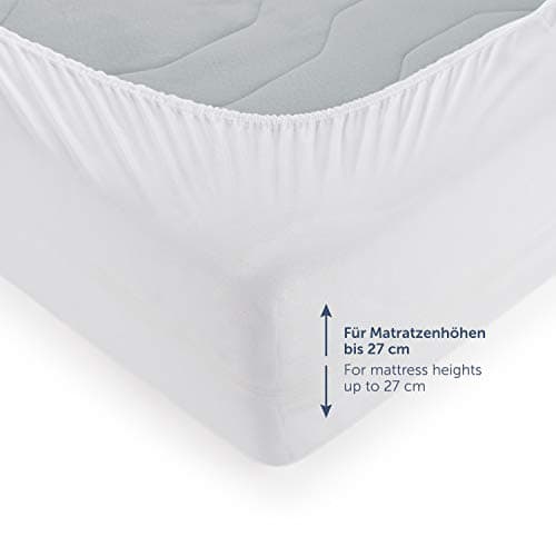 Blumtal Protege matelas 120x200 lit étanche - housse protection matelas imperméable - Protège-matelas certifié OEKO-TEX imperméable - housse matelas 120x200 sans crépitement - alèse 120x200 respirante