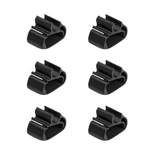 Lot de 6 Clips de Serrage pour Peugeot 3008, 5008 & Citroën C5, DS7 - Colliers de Fixation Robustes pour Bras Essuie Glace Avant - Attache Balai Accessoire Tuyau Lave Glace Entretien Maintenance