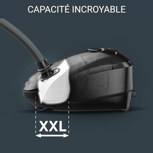 Rowenta ZR200520 Sac Haute Filtration Hygiene + OPTIMAL - Boite de 4 unités | Sacs aspirateurs haute filtration pour Silence Force - Compact Power - Power XXL et X-Trem Power - Fermeture automatique