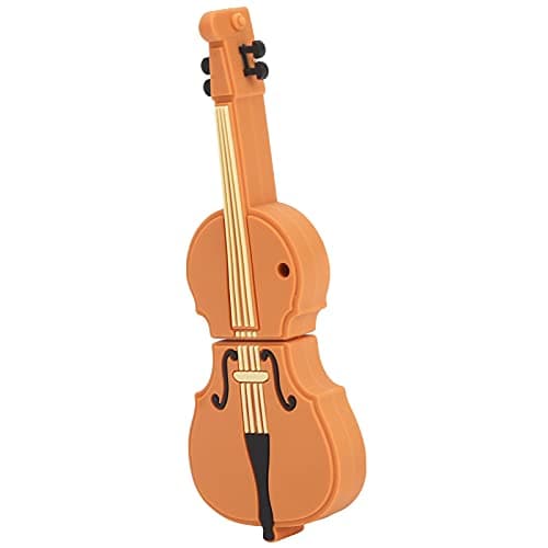 Tissting Clé USB, 64Go en Forme de Violon USB Stockage de Données Disque Flash USB Pen Drive - Stockage Mémoire Externe pour Ordinateur Portable, Ordinateur Personnel(64GB)