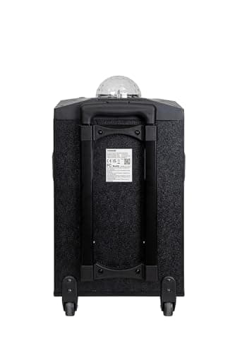 TONOR Enceinte Karaoké avec 2 Microphones sans Fil, Karaoke Complet avec Réglage des Graves/Aigus, Enceinte Sono Haut-Parleur Bluetooth Portable avec Lumières DJ pour Maison Fête Classe et Eglise K20