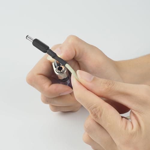 PATIKIL 4x1,7 mm DC Mâle Prise Alimentation Alimentation Extrémités, 5 Paquet DIY DC Baril Connecteur Remplacement, Jaune