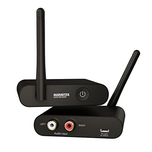 Marmitek Transmetteur Audio sans Fil WA300 - Connectez Votre Source Audio à Votre Système Stéréo sans Fil - Jack 3,5 mm - Wireless Audio Transmitter