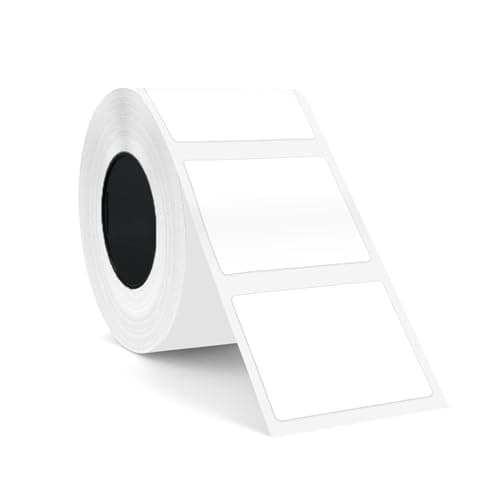 SUPVAN T50M PRO Label Tapes, étiquettes thermiques autocollantes pour la maison, l'école, le bureau et le commerce, 40 mm x 30 mm, 250 Pièces/Rouleau (Blanc)