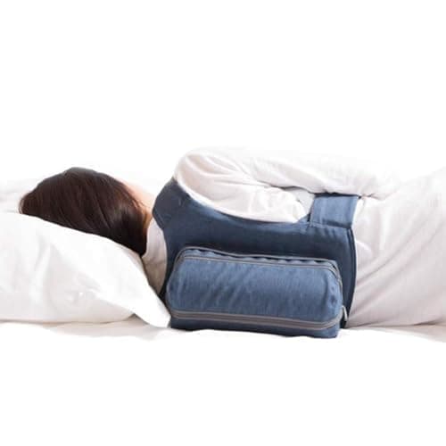 WoodyKnows Sac à Dos pour Sommeil latéral, Nouveau modèle pour Maintenir la Position de Sommeil latérale│Appareil de thérapie du Sommeil latéral│Solution d'aide Anti-ronflement (Petit)