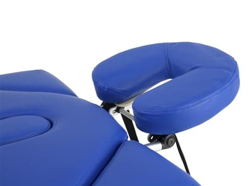 Table de Massage Pliante QUIRUMED Elite Aluminium, 186 x 66 cm, Couleur Noir, Table de Massage, Similicuir, Revêtement Haute densité, Léger, Réglable en Hauteur, Réglable en Hauteur
