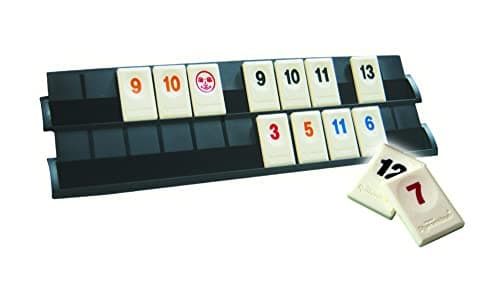 Hasbro Gaming Rummikub Chiffres, Jeu de Société et de Réflexion Multijoueur, pour Les Fans de Jeux Éducatifs et de Numération pour Les Enfants dès 7 Ans, Version Française, Idée Cadeau de Noël
