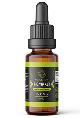VerusHemp Le chanvre 1500 mg Liquide | Forte de haute qualité | Natural Ingredients | suitable for Vegans & Vegetarians 10ml Hemp seed oil
