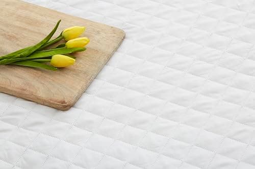 Degrees home - Basic - Couvre Matelas 80x190/200 cm - Protège Matelas 80x190/200 cm - Imperméable - Rembourré - Ajustable et Anti-acariens - Lit 80x190/200 cm - Blanc