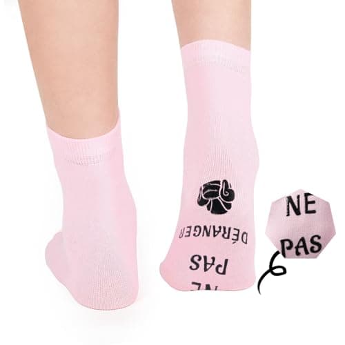Sunia Cadeau Noel Femme, Chaussettes Humour Femme 39 42,Cadeau Femme Original Utile,Chaussettes Rigolotes Femme,Cadeau Maman Mamie Soeur Nounou,Cadeau Rigolo Anniversaire Saint Valentin Fete des Meres