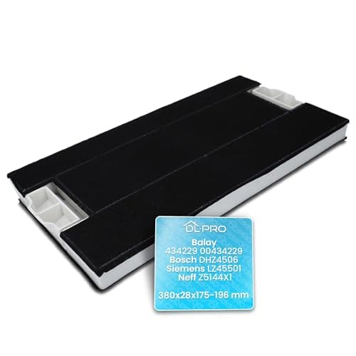 DL-pro Filtre à charbon actif pour hotte aspirante Balay 434229 00434229 Bosch DHZ4506 Siemens LZ45501 Neff Z5144X1