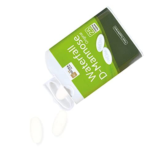 Waterfall D-Mannose Comprimés - 1000mg - 50 Comprimés - D-mannose provenant de bouleau - D-mannose 100% pur - SC Nutra (Sweet Cures)