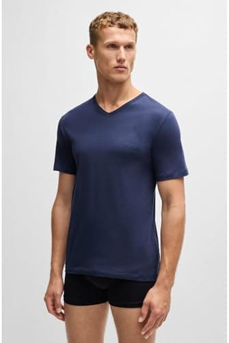 BOSS Tshirtvn 3P Classic T-Shirt, Open Blue497, L Homme