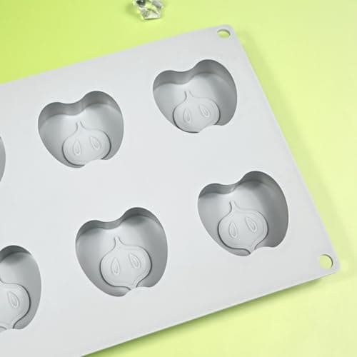 mostsom Moule à mousse en silicone 3D en forme de papillon pour dessert, pudding et chocolat, outils de décoration de gâteau de mariage (G_ Pomme)