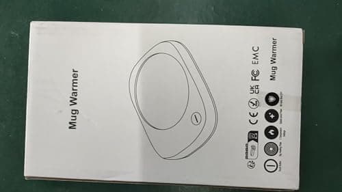 OVERWIND Chauffe-Tasses à café, Chauffe Tasses Électrique avec 3 Réglages de Température (Jusqu'à 65 °C) et Arrêt Automatique, Chauffe-Boissons Électrique pour Le Cacao, Thé, Lait, Boissons, etc.