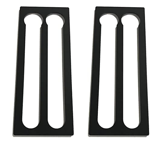 COVERBAGBCN - Ensemble de 2 Distributeurs Porte-Capsules de Café 24 unités | Compatible avec Nespresso | Support de Capsules en Méthacrylate | Versatile pour le Stockage de Capsules Café (noir mat)