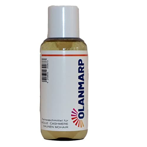 Olanmarp Lessive en laine - Lessive liquide liquide pour laine, angora, alpaga, duvet, mohair (100 ml, sans filet à linge)