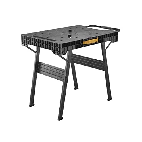 STANLEY Établi pliant FATMAX Express - Surface de travail portable avec capacité de charge de 450 kg, compatible avec les pinces, poids de 10 kg, FMST1-75672