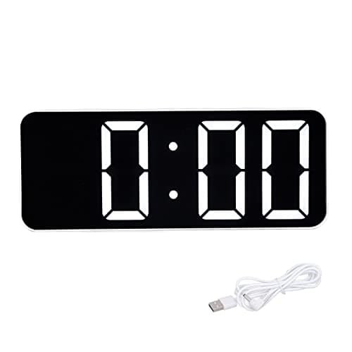 Horloge Numérique, Horloge Salle De Bain, Horloge de Table, Horloge numérique puissante Lecture Pratique pour Offrir en pour Le réglage du réveil Quotidien