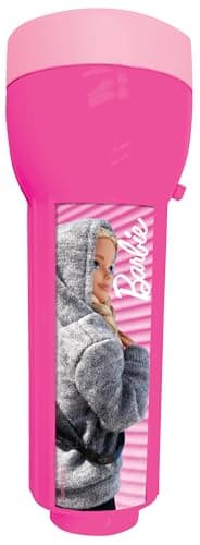 Lexibook, Barbie, Set d'aventurier pour Enfants, Talkie-Walkies 120m, Jumelles, Lampe Torche, Boussole, Rose, RPTW12BB