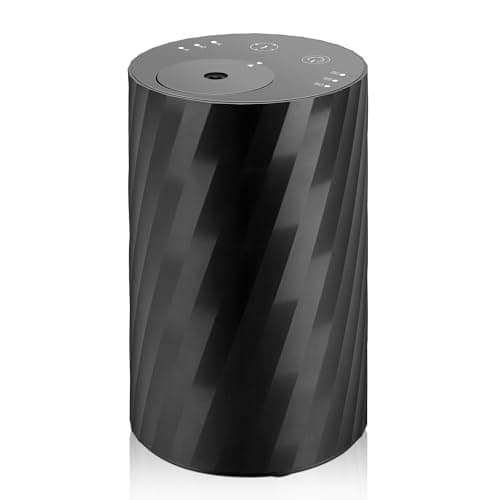 MEKOTRIN Diffuseur Huiles Essentielles, Désodorisant Voiture 20ML Aromathérapie sans Eau - Minuterie, Marche Arrêt Automatique, Diffuseur Parfum Maison Bureau Voiture(Bande Diagonale)