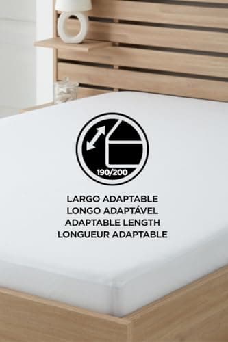 Degrees home - Relax - Housse de Matelas 80x190/200 cm - Protège Matelas 80x190/200 cm - Imperméable - Respirant - Ajustable et Anti-acariens - Lit 80x190/200 cm - 100% Coton