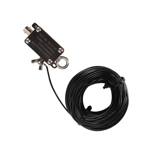 Antenne Portable à Ondes Courtes, Antenne Radio Alimentée par extrémité de Poche 1-30 MHz, Antenne à Ondes Courtes FE8 CW SSB 1:49 Balun, Améliore la Réception du Signal pour