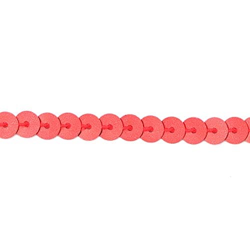 Corde à Paillettes, 100 Yard/Roll 6mm Paillette Paillette Paillettes Rouleau Sequin String Ruban pour Artisanat Embellissements Costume Accessoires(Rouge)