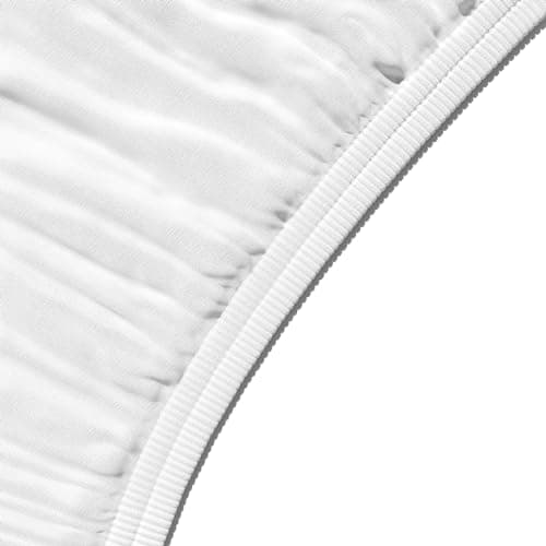 Amazon Basics Drap Housse, 160 x 200 x 30 cm, en Polyester Microfibre pour Matelas Épais jusqu'à 30 cm, Blanc