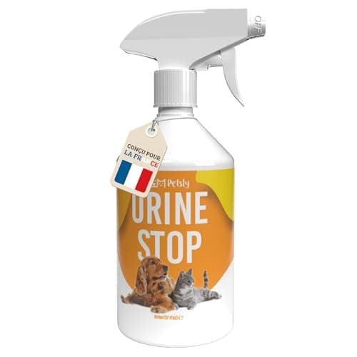 Petsly® Anti Marquage Urinaire Chat & Chien - 500ml - Non Tachant - Triple Action - Dressage & Éducation, Stop Pipi, Répulsif Chat & Chien - Usage Intérieur & Extérieur - Fabriqué en Allemagne