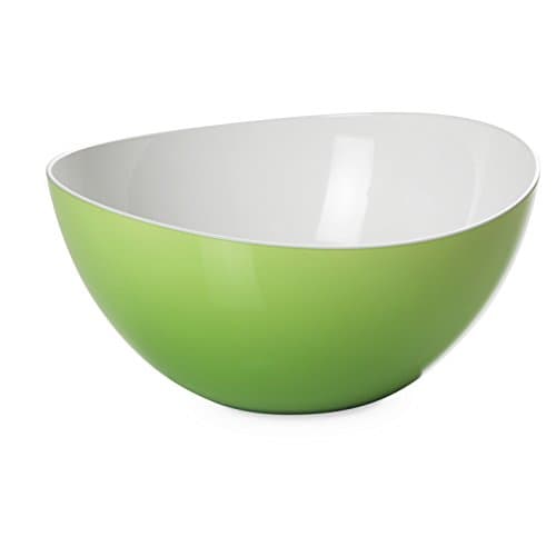 Omada Design Bol à salade ou à pâtes 20 cm, 1,5 L, en plastique incassable, empilable et va au lave-vaisselle, Ligne Trendy