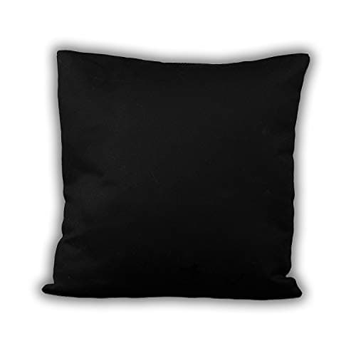 LOOXIS Coussin Photo personnalisé, à Personnaliser, à Faire Imprimer, Texte et Image de Votre Choix - Idée Cadeau pour Femmes et Hommes - Remplissage Inclus, 40 x 40 cm, Aspect Lin, Noir