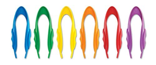 Learning Resources pince motricité fine maternelle (lot de 12), nido & transvasement montessori pinces, bac sensoriel / table d'activité tweezers, jeux bebe, 3+