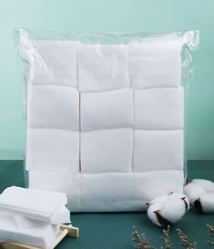 Lot de 1200 cotons jetables en coton pour démaquiller le visage, les yeux, les lèvres, les ongles, le visage