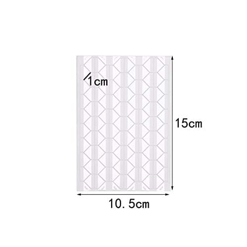 ExeQianming Lot de 1020 autocollants pour coins de photos, albums photos, scrapbooking et loisirs créatifs Transparents