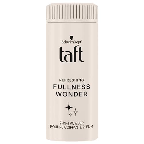 Schwarzkopf - Taft - Poudre Coiffante Cheveux - 2-En-1 - Volume - Longue Durée - Effet Matifiant - Effet Décoiffé - Ne colle pas - 99% d'ingrédients d'origine naturelle - Contenant de 10 g
