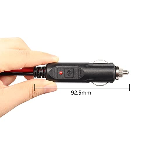 YAODHAOD Rallonge de câble adaptateur allume-cigare 15 A vers connecteur solaire - 14 AWG - 1 m - Compatible avec le kit de panneau solaire 30 A 45 A - Outils pour charger les batteries de voiture